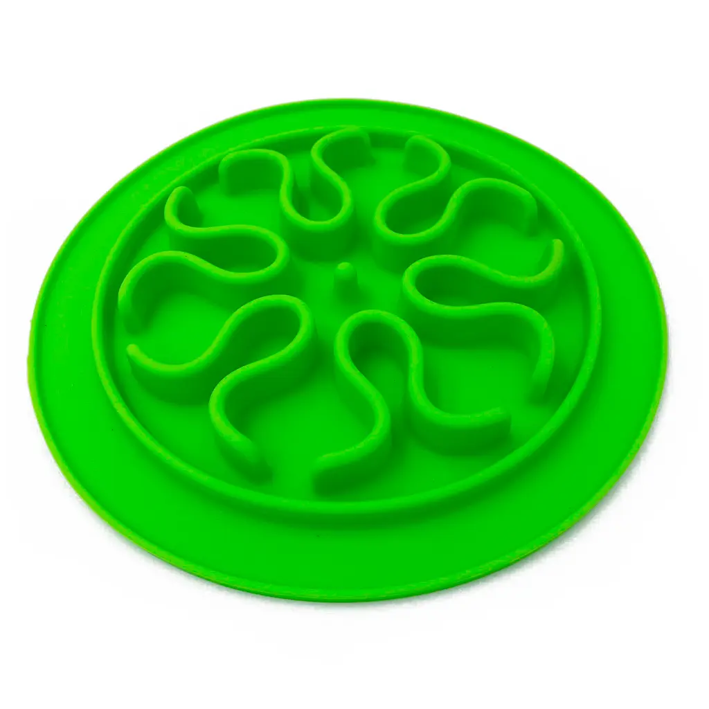 Gamelle anti-glouton pour chien avec reliefs pour ralentir l’alimentation