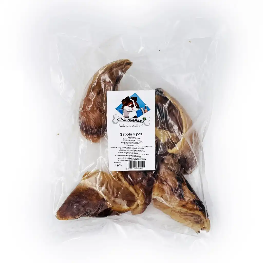 sabots de veau pour chien friandise naturelle à mâcher