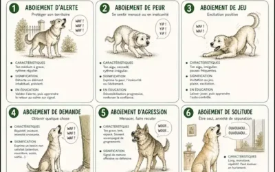 Les aboiements chez le chien